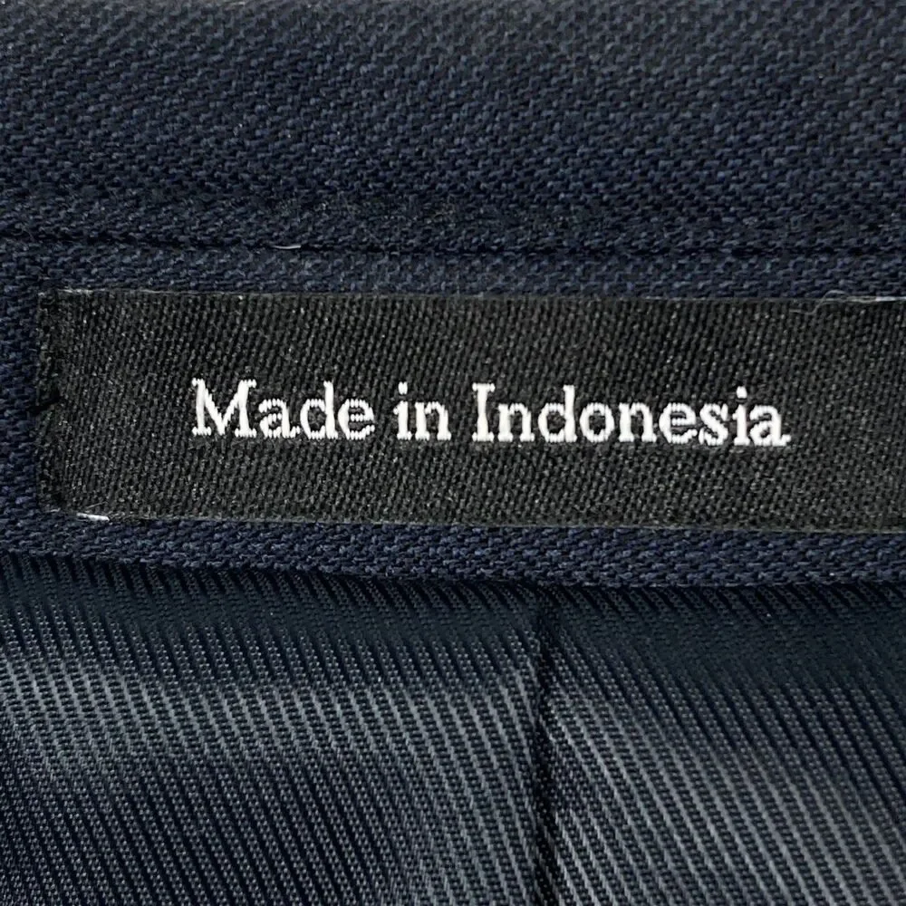 Pronto Uomo Platinum Blazer Wool Navy Blue 48 50 L Executive Fit 2 Vent Preppy